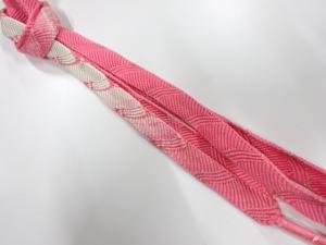 未使用品　正絹　手組帯締め